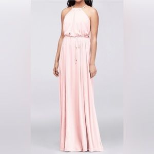 David’s Bridal bridesmaid maxi dress